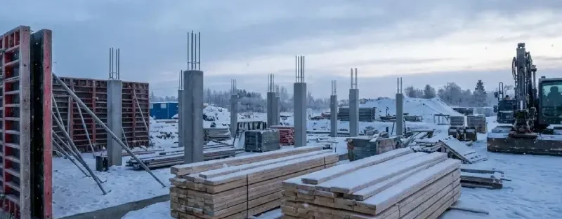 چطور بتن در سرمای زمستان به درستی عمل_آوری شود؟